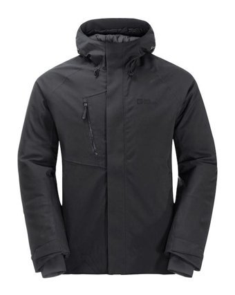 Jack Wolfskin Troposphere Softshell Gore Tex Su Geçirmez Fermuarlı Polyester Erkek INS JKT Outdoor Mont Siyah