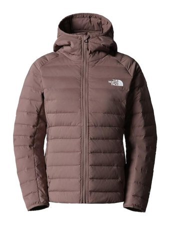 The North Face Belleview Stretch Down Softshell Gore Tex Su Geçirmez Fermuarlı Polyester Kadın Outdoor Mont Kahverengi