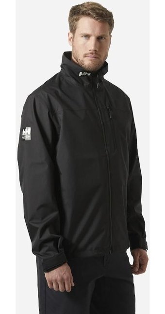 Hell Hansen Crew 2.0 Softshell Gore Tex Su Geçirmez Fermuarlı Polyester Erkek Outdoor Mont Siyah
