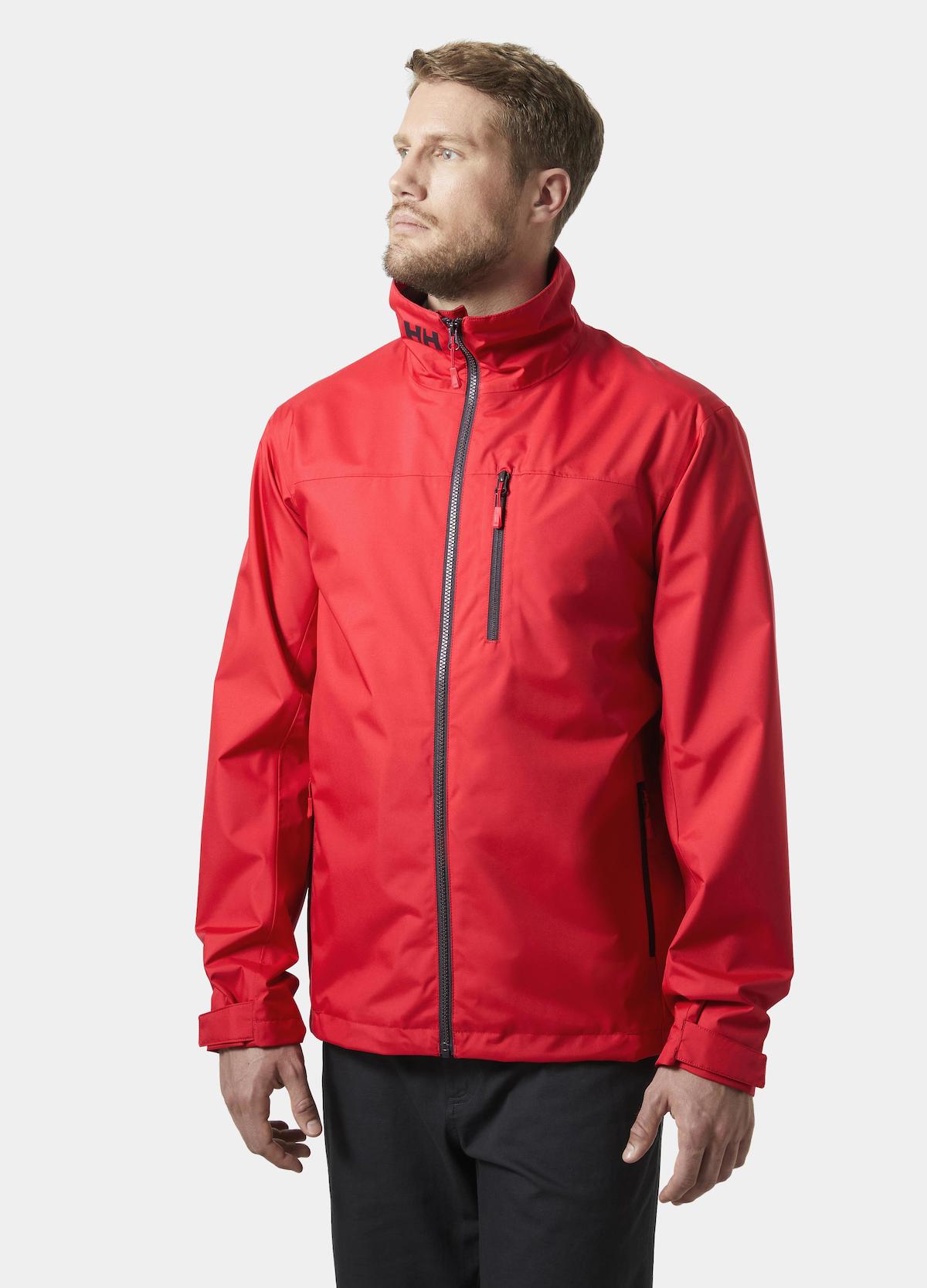 Hell Hansen Crew 2.0 Softshell Gore Tex Su Geçirmez Fermuarlı Polyester Erkek Outdoor Mont Kırmızı
