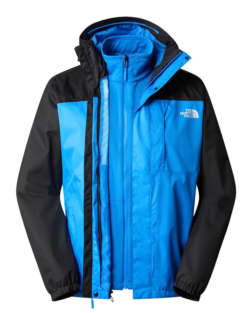 The North Face M Quest Triclimate Softshell Gore Tex Su Geçirmez Fermuarlı Polyester Erkek Outdoor Mont Mavi
