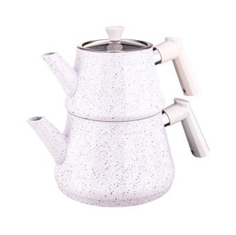 Bambum Mold Granit Granit Çaydanlık Beyaz