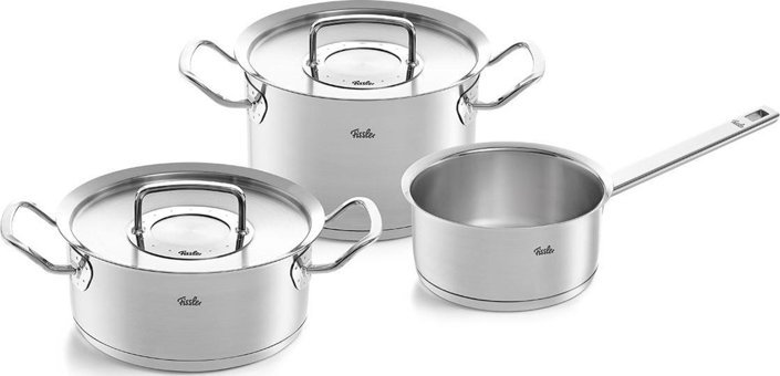 Fissler Original 5 Parça Cam Kapaklı Çelik Tencere Seti