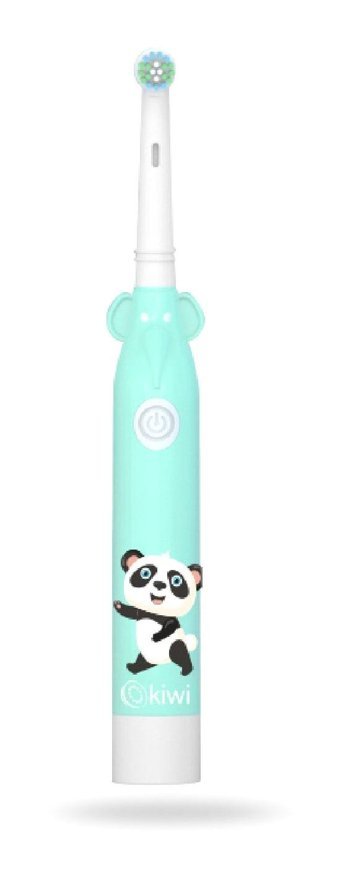 Kiwi KTB-6015 Panda Yumuşak U Pilli Çocuk Diş Fırçası Yeşil