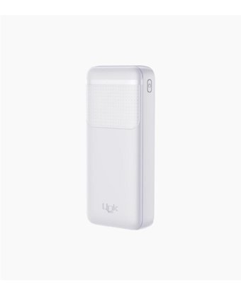 Linktech Strong 18000 mAh Işıklı USB Powerbank Beyaz