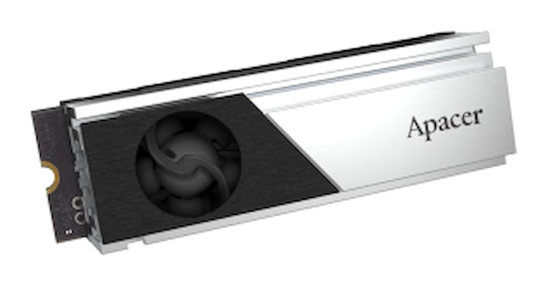 Apacer AP2TBAS2280F4-1 2 TB 2.5 inç USB Type C USB 2.0 Gen 5 Taşınabilir SSD Gri - Siyah