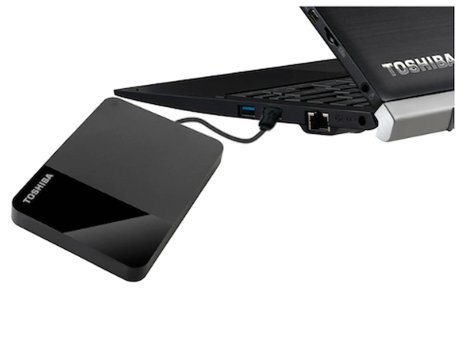 Toshiba Canvio HDTB320EK3AA 2 TB 2.5 inç USB Type C USB 3.2 Taşınabilir SSD Siyah