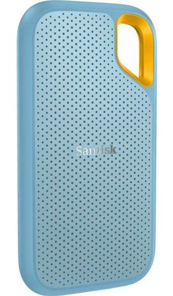 Sandisk Extreme 2 TB 2.5 inç USB Type C USB 3.2 Gen 2 Taşınabilir SSD Mavi