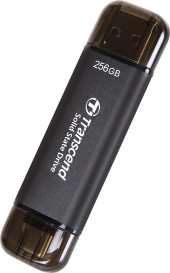 Transcend TS256GESD310C 256 GB 2.5 inç USB Type C USB 3.2 Gen 2 Taşınabilir SSD Siyah