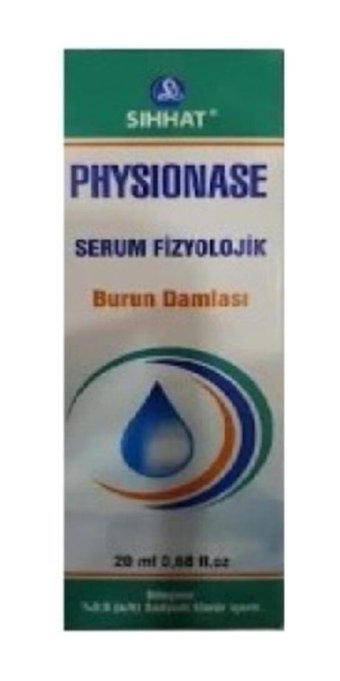 Sıhhat Pharma Physıonase İzotonik Tekli Damla Serum Fizyolojik 20 Ml