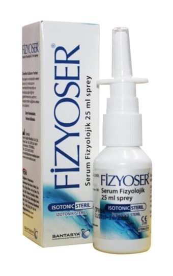 Fizyoser İzotonik Okyanus Suyu Tekli Burun Spreyi 25 Ml