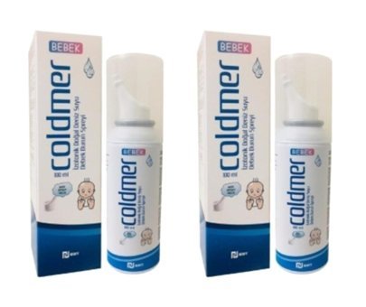 Coldmer Bebek İzotonik Deniz Suyu 2'li Burun Spreyi 100 Ml