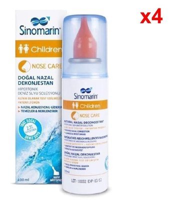 Wellcare Children Hipertonik Deniz Suyu 4'lü Burun Spreyi 100 Ml