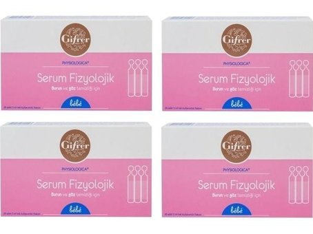 Gifrer Physiologica İzotonik 4x20'li Flakon Serum Fizyolojik 5 Ml