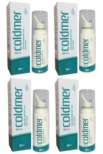 Coldmer Hipertonik Deniz Suyu 4'lü Burun Spreyi 100 Ml