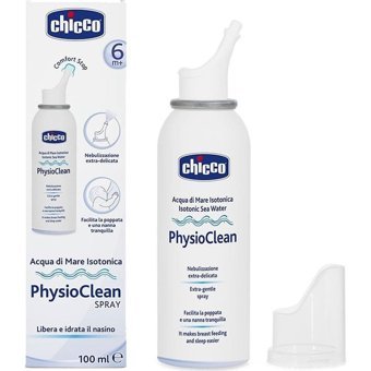 Chicco PhysioClean İzotonik Okyanus Suyu Tekli Burun Spreyi 100 Ml