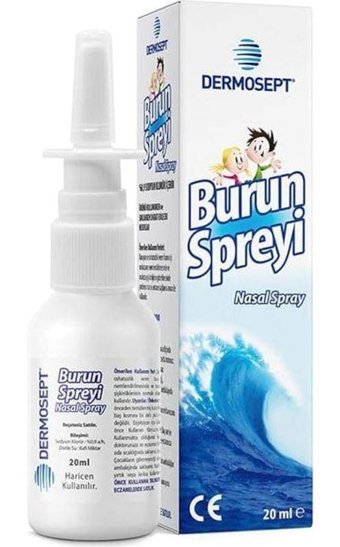 Dermosept Okyanus Suyu 4'lü Burun Spreyi 20 Ml