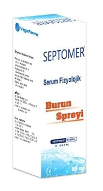 Septomer İzotonik Deniz Suyu Tekli Damla Serum Fizyolojik 25 Ml