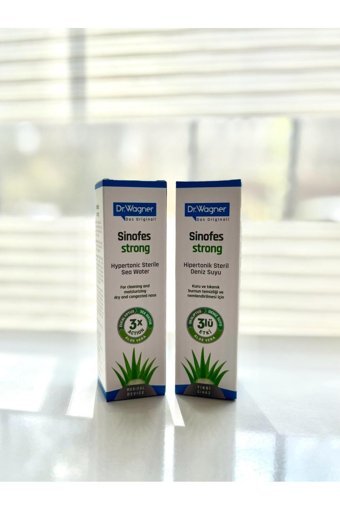 Dr.Wagner Sinofes Strong Hipertonik Deniz Suyu 2'li Burun Spreyi 50 Ml