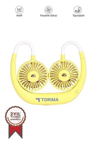 Torima F-10 Mini Boyun Vantilatör Sarı