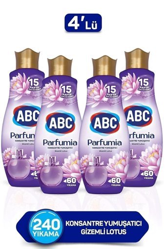 Abc Parfumia Konsantre Lotus 60 Yıkama Yumuşatıcı 4x1.4 lt