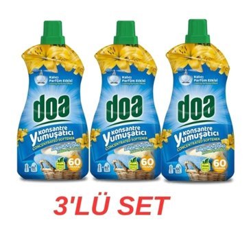 Doa Konsantre Lilyum-Lotus 60 Yıkama Yumuşatıcı 3x1.5 lt
