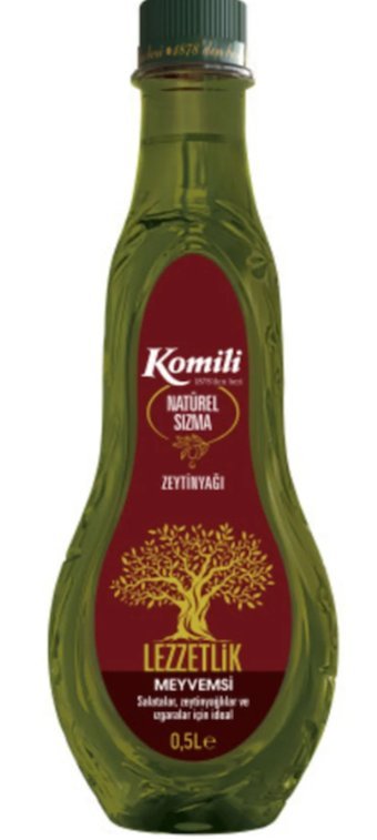 Komili Soğuk Lezzetler Organik Pet Sızma Zeytinyağı 500 ml