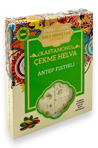 Şekerci Hacı Abdullah Efendi Antep Fıstıklı Çekme Helva 100 gr