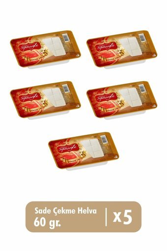 Erdem Sepetçioğlu Sade Tahinli Çekme Helva 5x60 gr