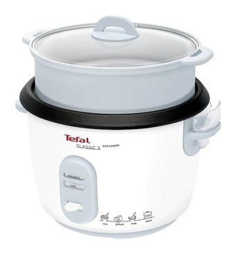 Tefal RK1011 Classic 2 750 W Plastik 1 Kademeli 1.8 lt Zamanlayıcılı Buharlı Pişirici Beyaz