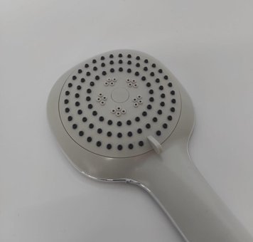 Ramdet Krom 3 Fonksiyonlu Tasarruflu Yuvarlak Yağmur El Duş Başlığı Gri