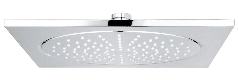 Grohe Metal Tek Fonksiyonlu Kare Yağmur Tepe Duş Başlığı Gümüş