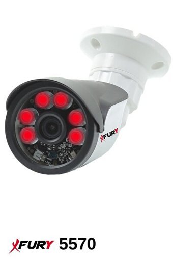 Fury 5570 Analog 1 Kameralı Gece Görüşlü Zoom İç Dış Mekan Kablolu Güvenlik Kamerası