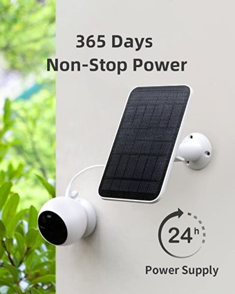 Noorio B310 Wi-Fi Güneş Enerjili 1 Kameralı Gece Görüşlü Zoom IP İç Dış Mekan Kablosuz Güvenlik Kamerası