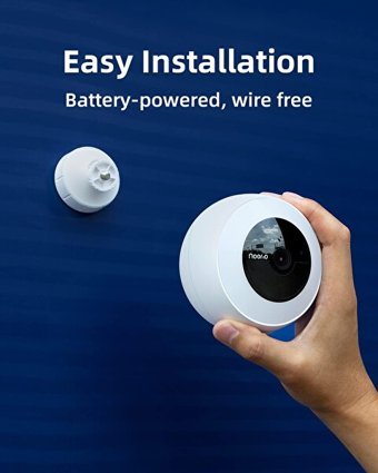 Noorio B310 Wi-Fi Güneş Enerjili 1 Kameralı Gece Görüşlü Zoom IP İç Dış Mekan Kablosuz Güvenlik Kamerası
