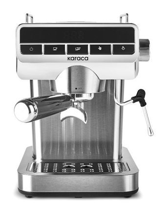 Karaca Coffee Art 1362 1350 W Paslanmaz Çelik Tezgah Üstü Kapsülsüz Manuel Espresso Makinesi Gümüş