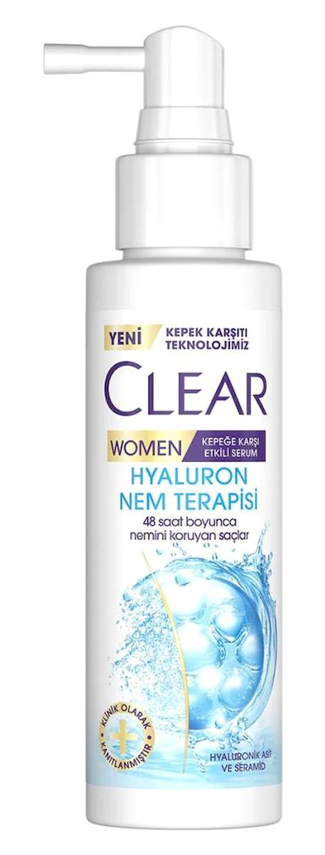 Clear Hyaluron Nem Terapisi Kepek Karşıtı Saç Serumu 90 ml