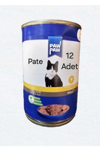 Paw Paw Tavuklu Parça Etli Yaş Kedi Maması 12x400 gr