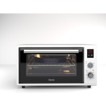 Ferre 45710 45 lt Izgaralı Dikdörtgen Fanlı Mini Fırın Beyaz