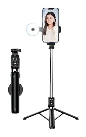 Cbtx Z14 Pro Işıklı 1 Kademeli Telefon Headless Tripod 140 cm
