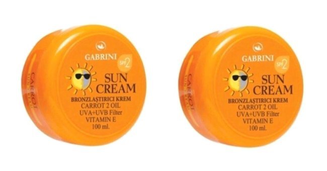 Gabrini Havuç Yağı Yoğun 2 Faktör Vücut İçin Bronzlaştırıcı Krem 2x100 ml