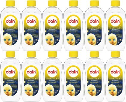 Dalin Rahat ve Mutlu Vanilyalı Bebek Masaj Yağı 12x300 ml