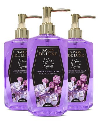 Savon De Luxe Floral Nemlendiricili 3'lü Sıvı Sabun 500 ml