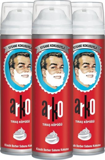 Arko Men Efsane Tıraş Köpüğü 3x200 ml