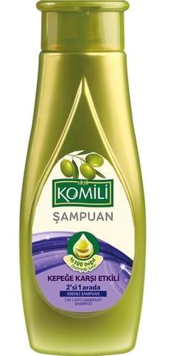 Komili Kepek Karşıtı Zeytinyağlı Kremli 2 si Bir Arada Şampuan 500 ml