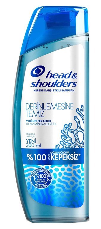 Head & Shoulders Derinlemesine Temiz Arındırıcı Yağlı Saçlar İçin Deniz Mineralleri Şampuan 300 ml