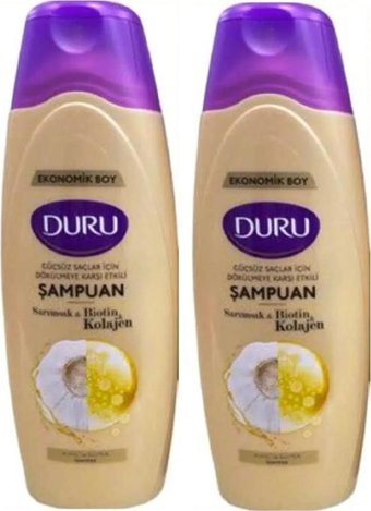 Duru Dökülme Karşıtı Güçsüz Saçlar İçin Sarımsak & Biotin & Kolajen Şampuan 2x700 ml