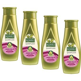 Komili Normal Saçlar İçin Zeytinyağlı Kremli 2 si Bir Arada Şampuan 4x500 ml