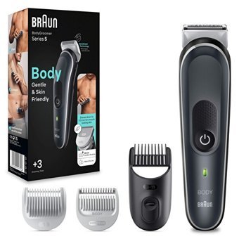 Braun BodyGroomer 5340 Tüm Vücut 3 Başlıklı Çok Amaçlı Sinekkaydı Kuru Tıraş Makinası