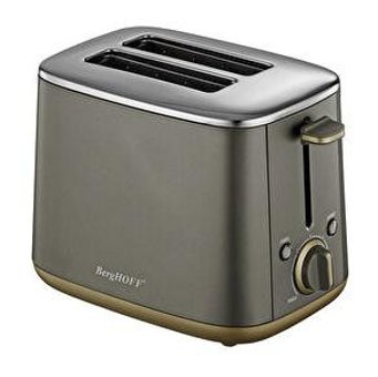 Berghoff Gem Pearl 2 Dilim Kırıntı Tepsili 1000 W Gri Ekmek Kızartma Makinesi
